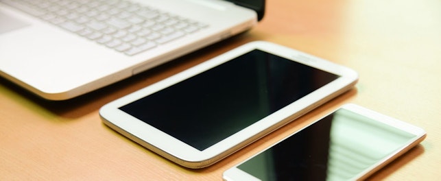 Laptop, Tablet und Smartphone