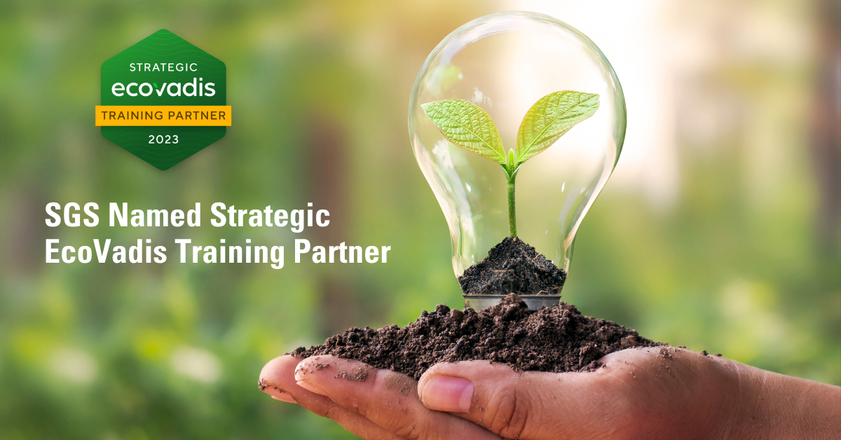 SGS Named Strategic EcoVadis Training Partner | SGS Hong Kong, China