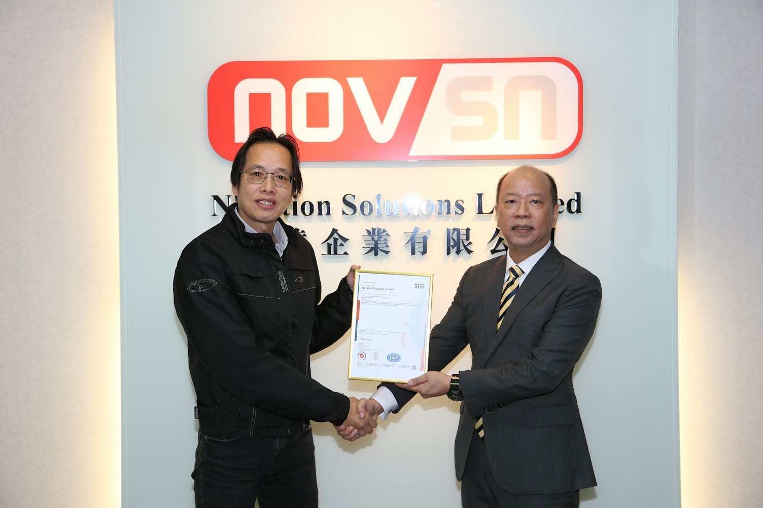 Novation cert presentation