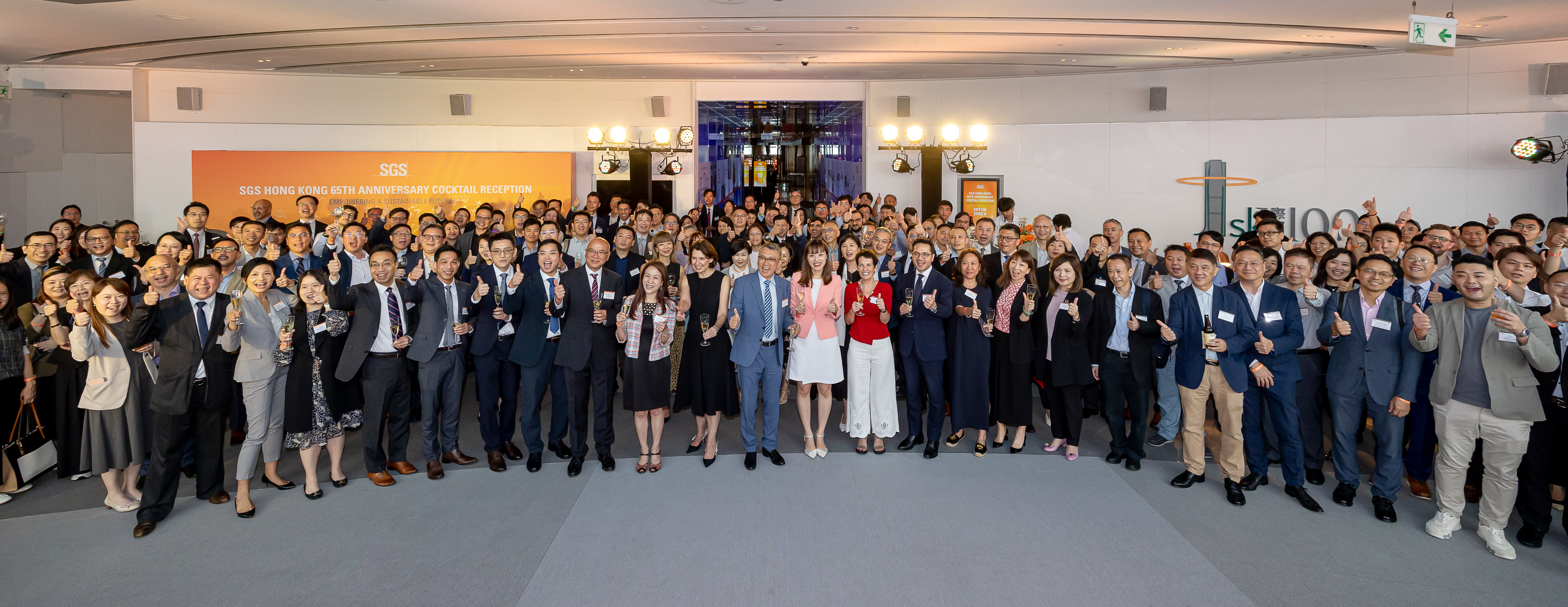 SGS Hong Kong 65 Anniversary Group Photo Banner CHI