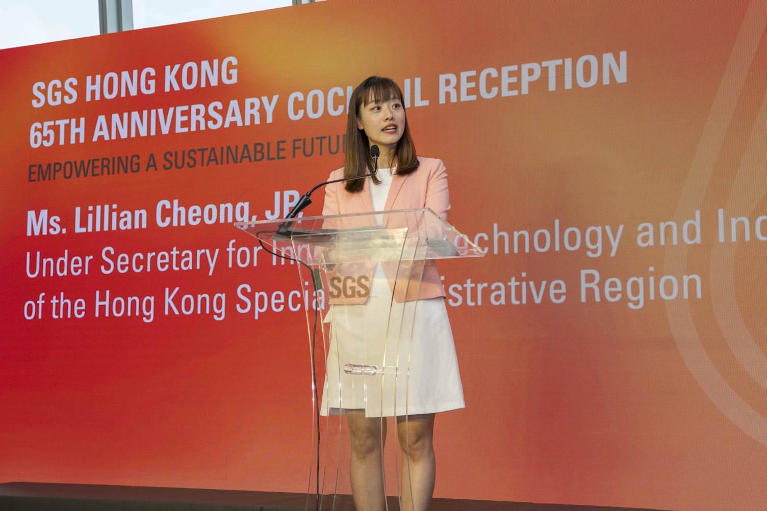 SGS Hong Kong 65 Anniversary Lillian Speech CHI