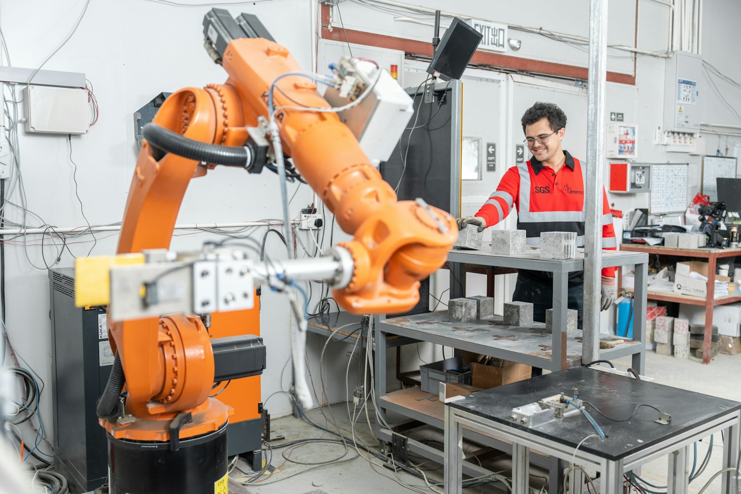 Building material testing