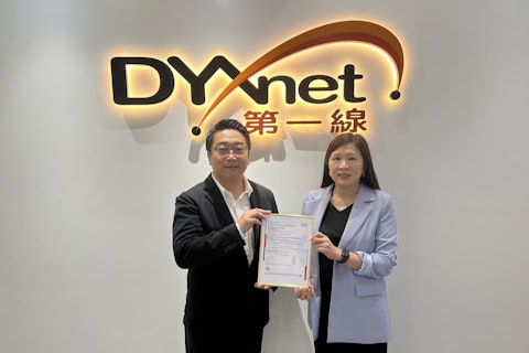 DYXnet ISO42001 cert ceremony