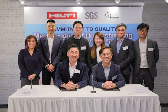The Lab x Hilti MOU Signing Group Photo