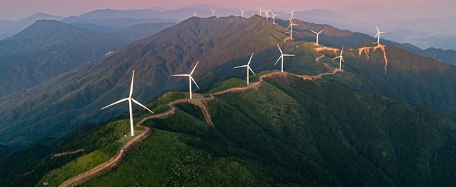 wind power generation in mountainous areas