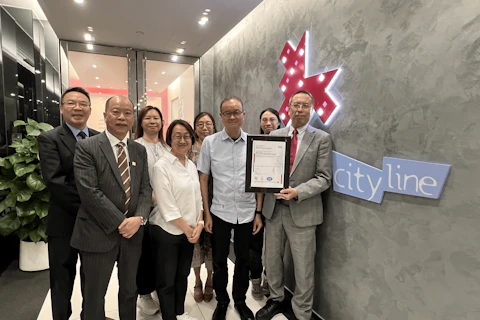 CityLine ISO 27001 certificate