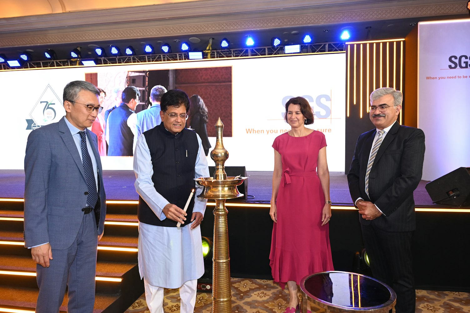 SGS 75 years in India