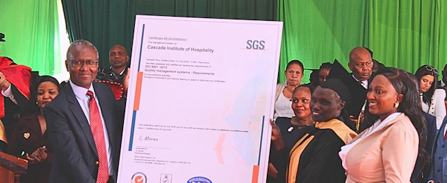 Cascade Institute of Hospitality in Kenya Strengthens Quality Management with ISO 9001 Certification by SGS