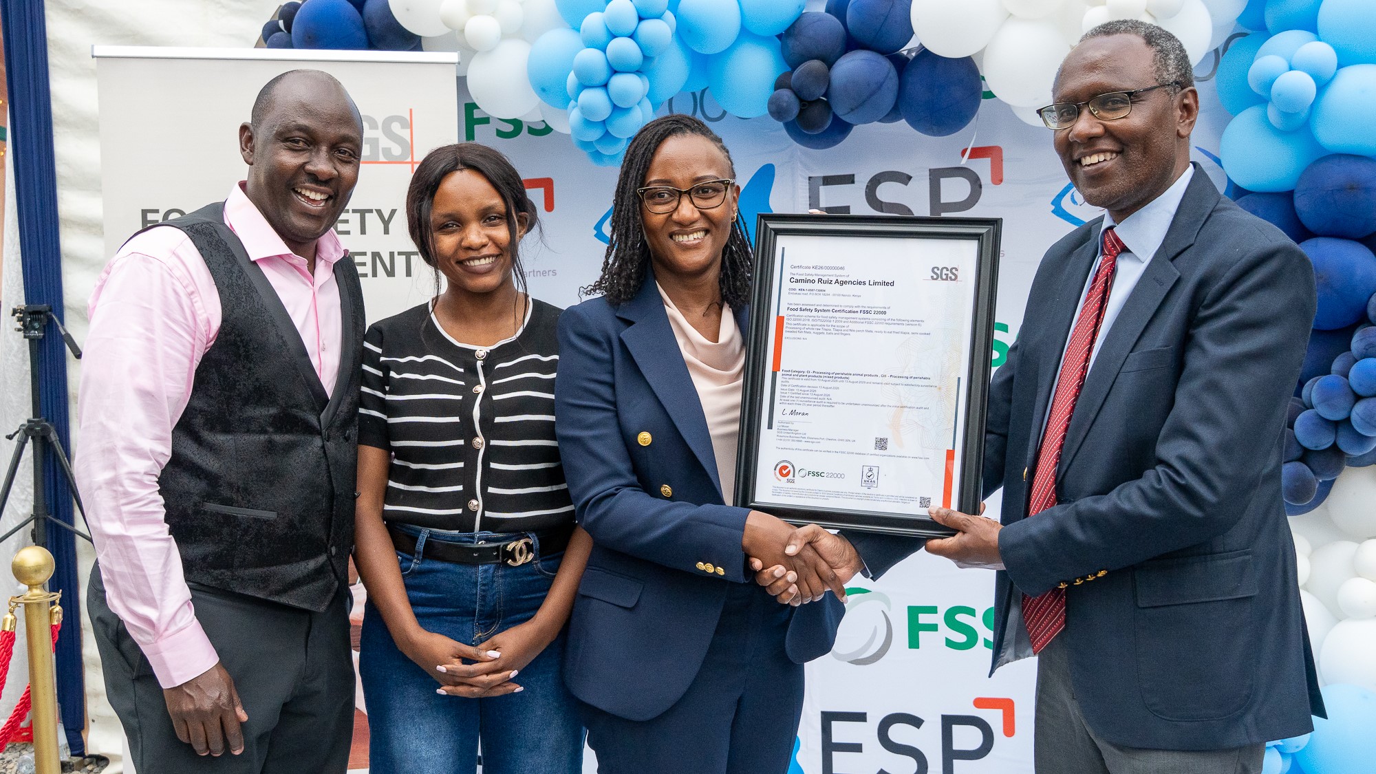 Global Tilapia in Kenya achieves FSSC 22000 certification with SGS