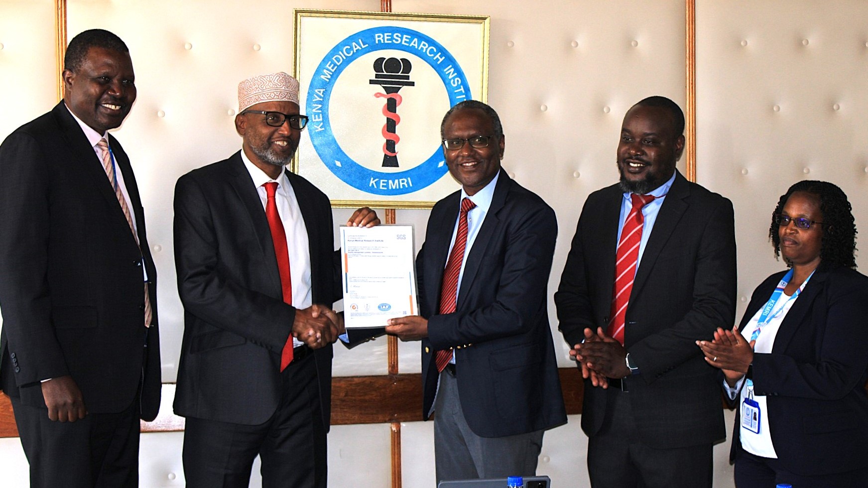 KEMRI Achieves ISO 9001:2015 Recertification, Marking Continued Commitment to Quality