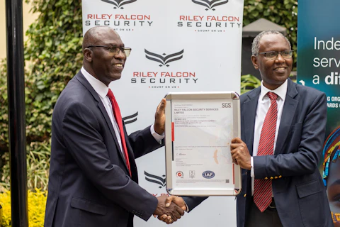 Riley Falcon Security Services Achieves ISO 45001 Certification with SGS