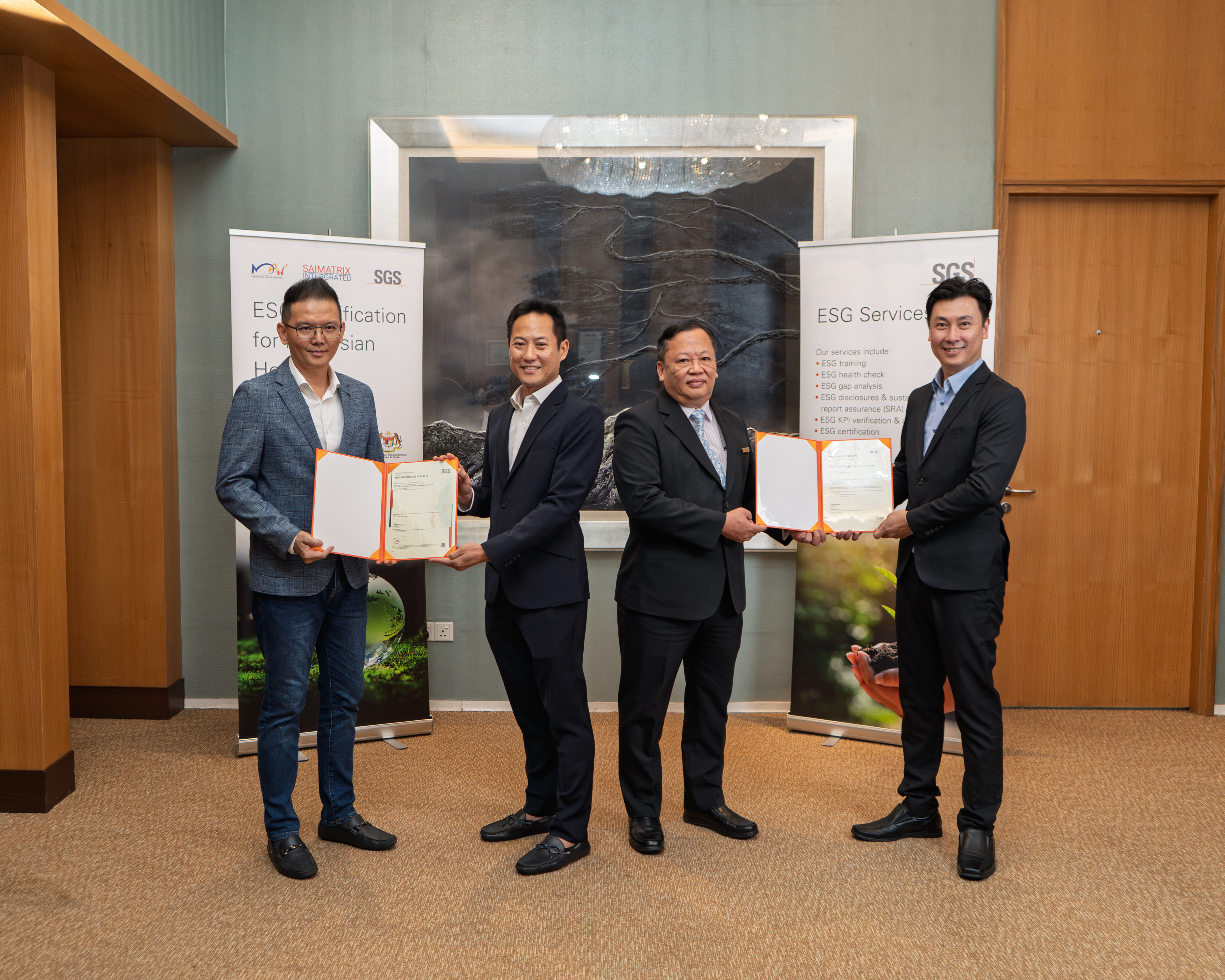 ESG Certification Award Ceremony for WEIL Hotel