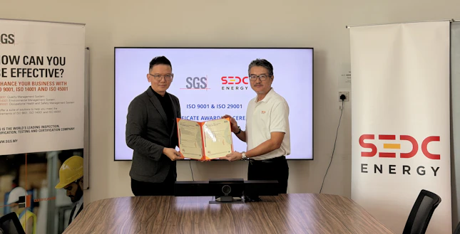 ISO 9001 and ISO 29001 Certification Presentation to SEDCE