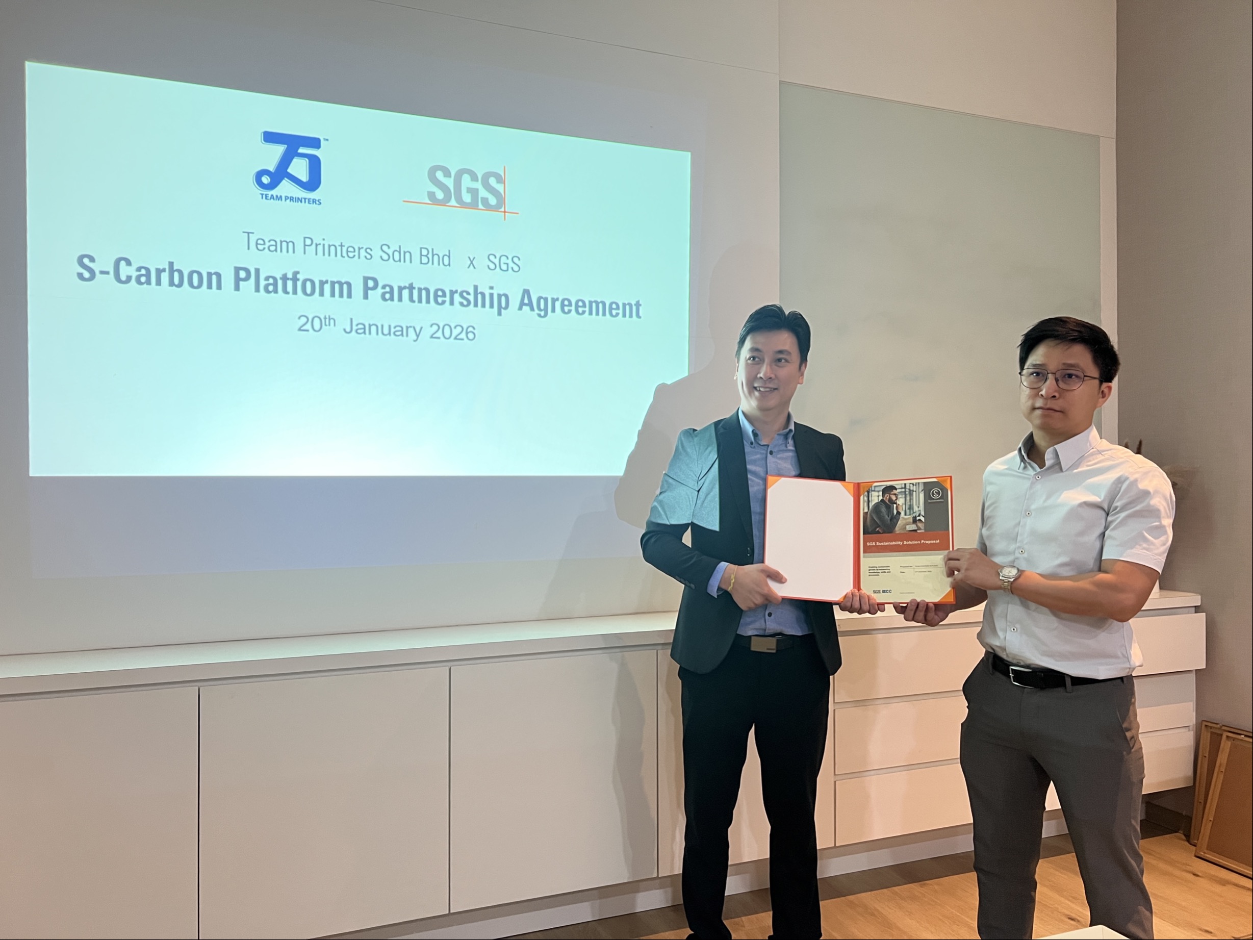S Carbon Partnership Agreement with SGS