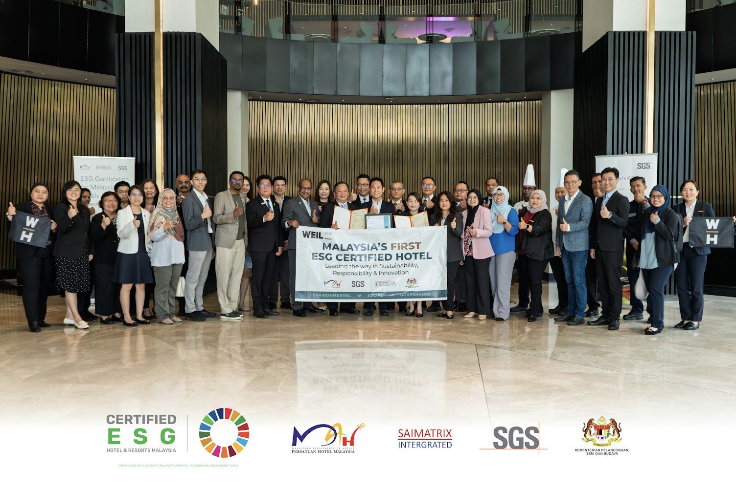 WEIL's ESG Steering Committee with SGS, MAH and Saimatrix