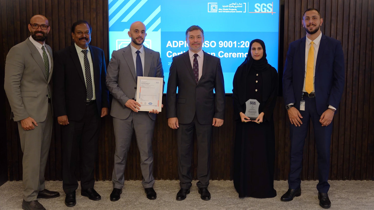 SGS awards the ISO 9001 certification to ADPIC in July 2025