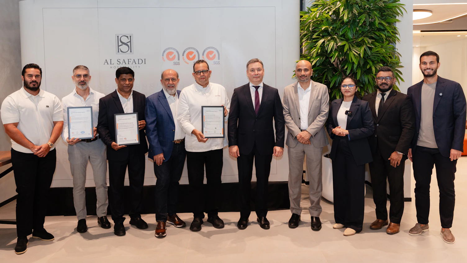 SGS and Al Safadi Food Production team