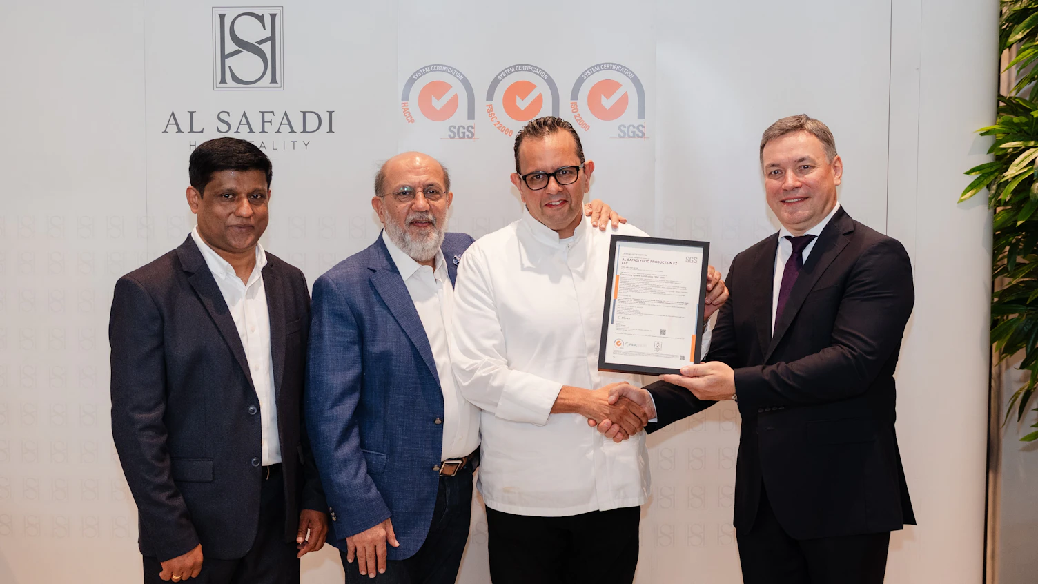 Al Safadi Food Production FZ-LLC has achieved certifications.