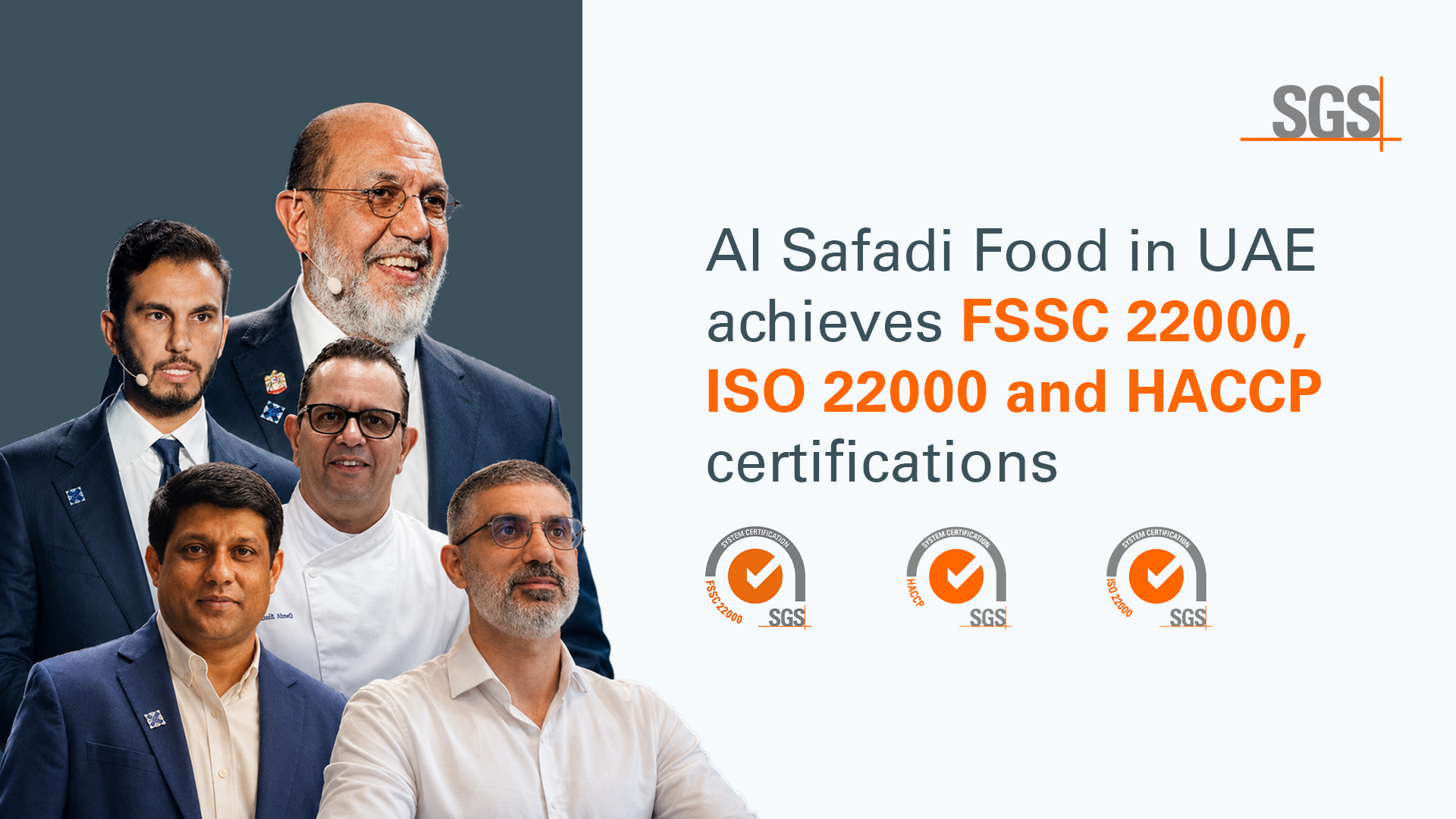 Al Safadi Food Production with SGS
