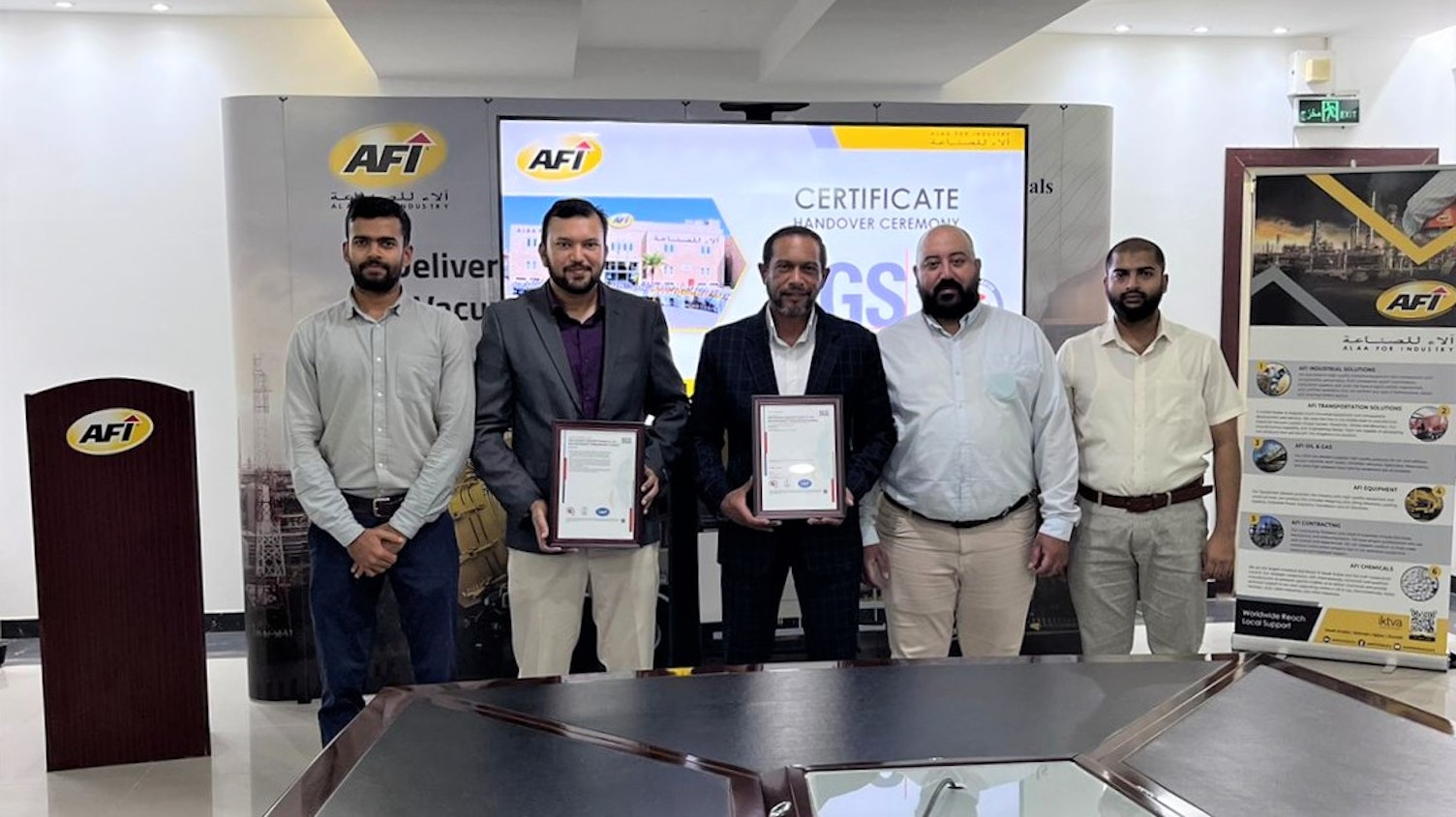 Alaa For Industry (AFI Group) Achieves ISO 9001:2015 Certification by SGS
