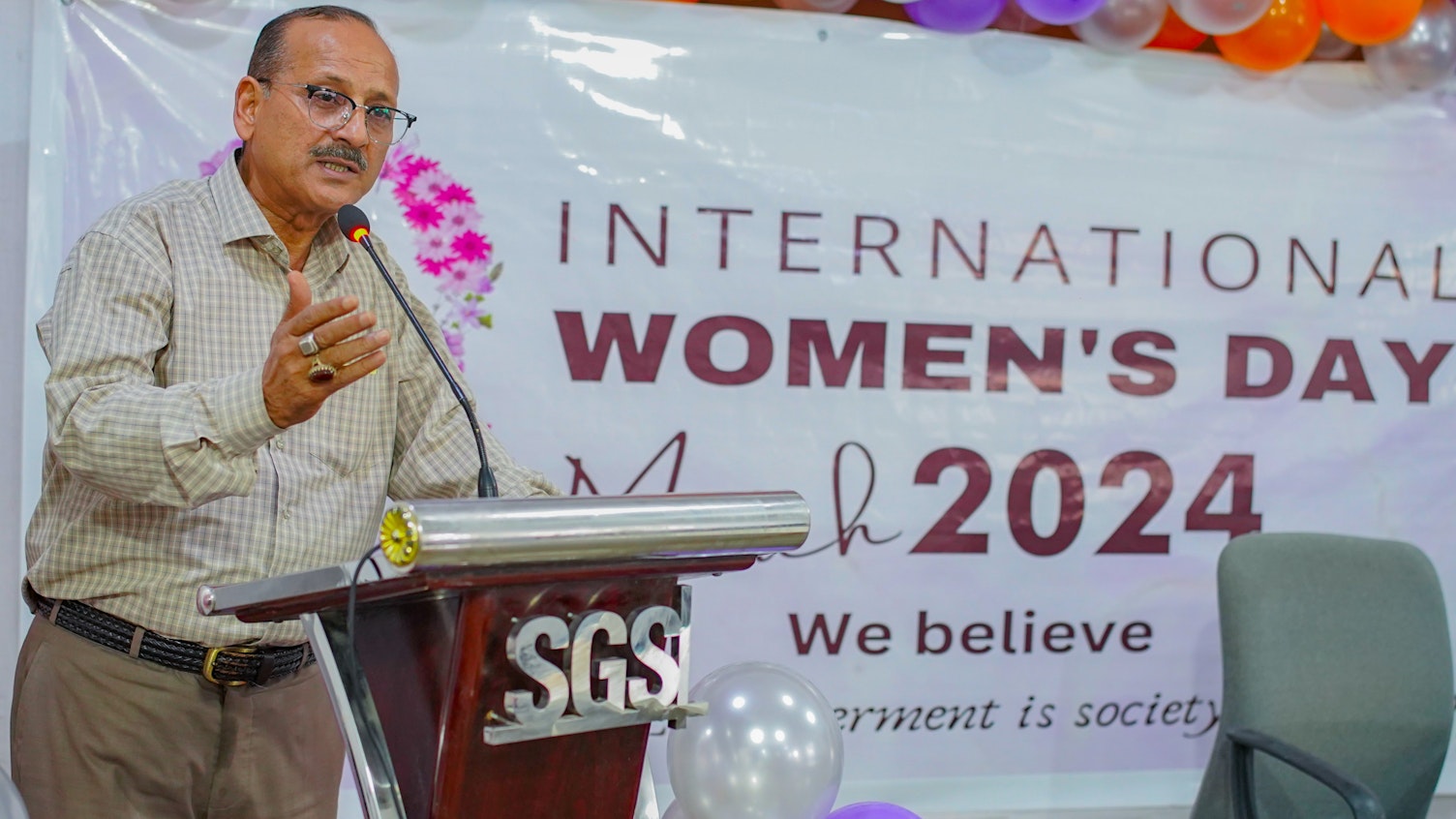 Speaker at International Women Day 2024 at SGS Pakistan