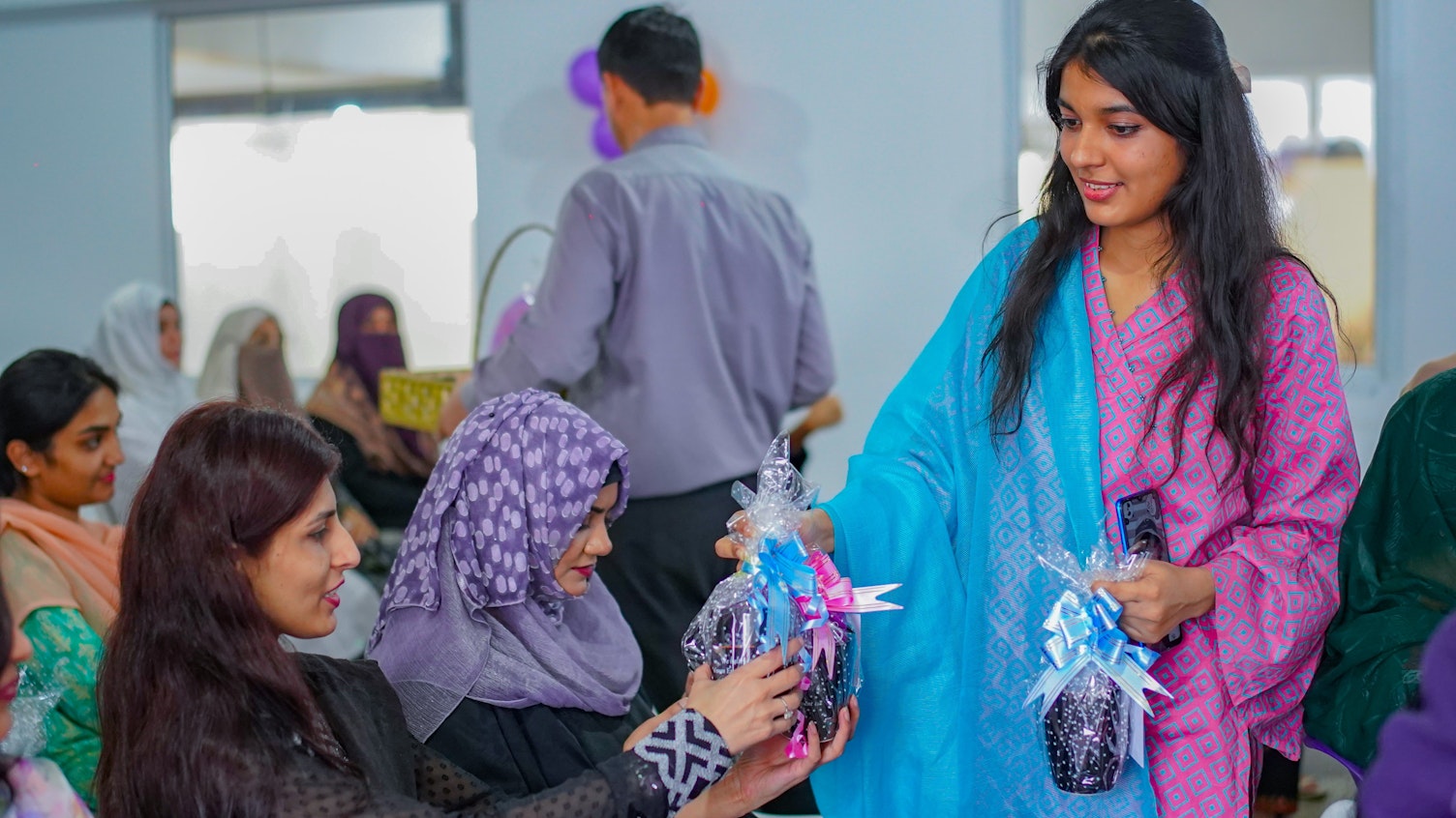 Gifts and chocolates for our female colleagues