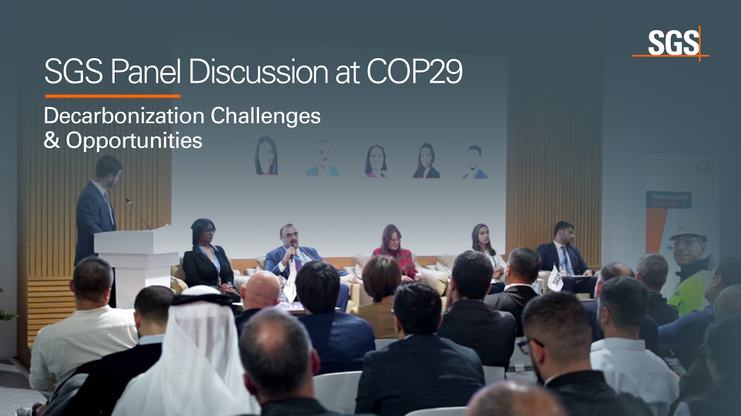 SGS Panel on Decarbonization Challenges & Opportunities at COP29 in Baku