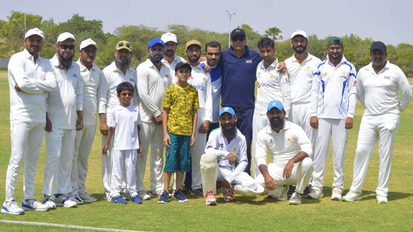 Cricket Match between SGS Pakistan and Engro Corporation in Karachi to Promote Healthy Lifestyle