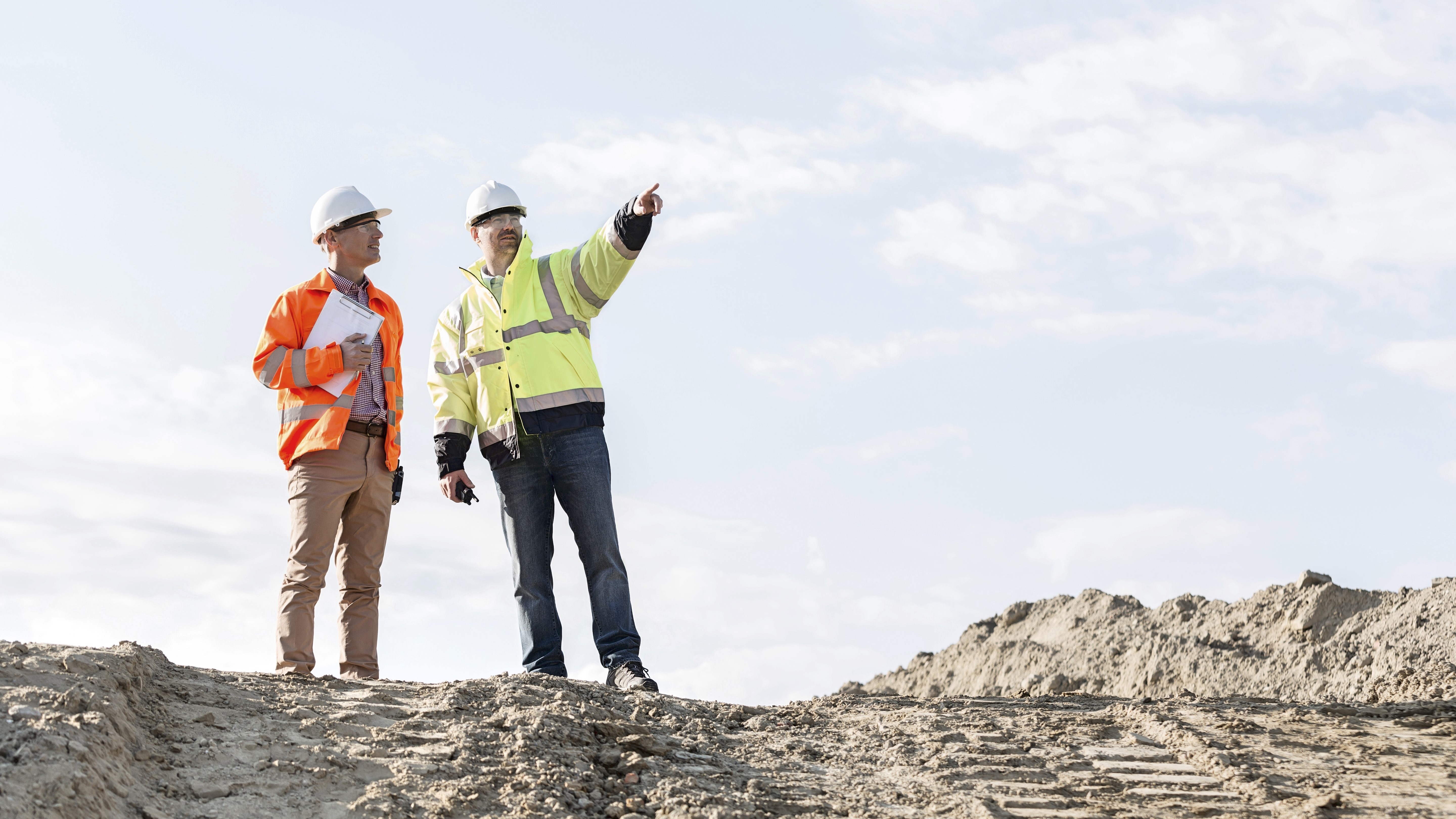 Engineers on site