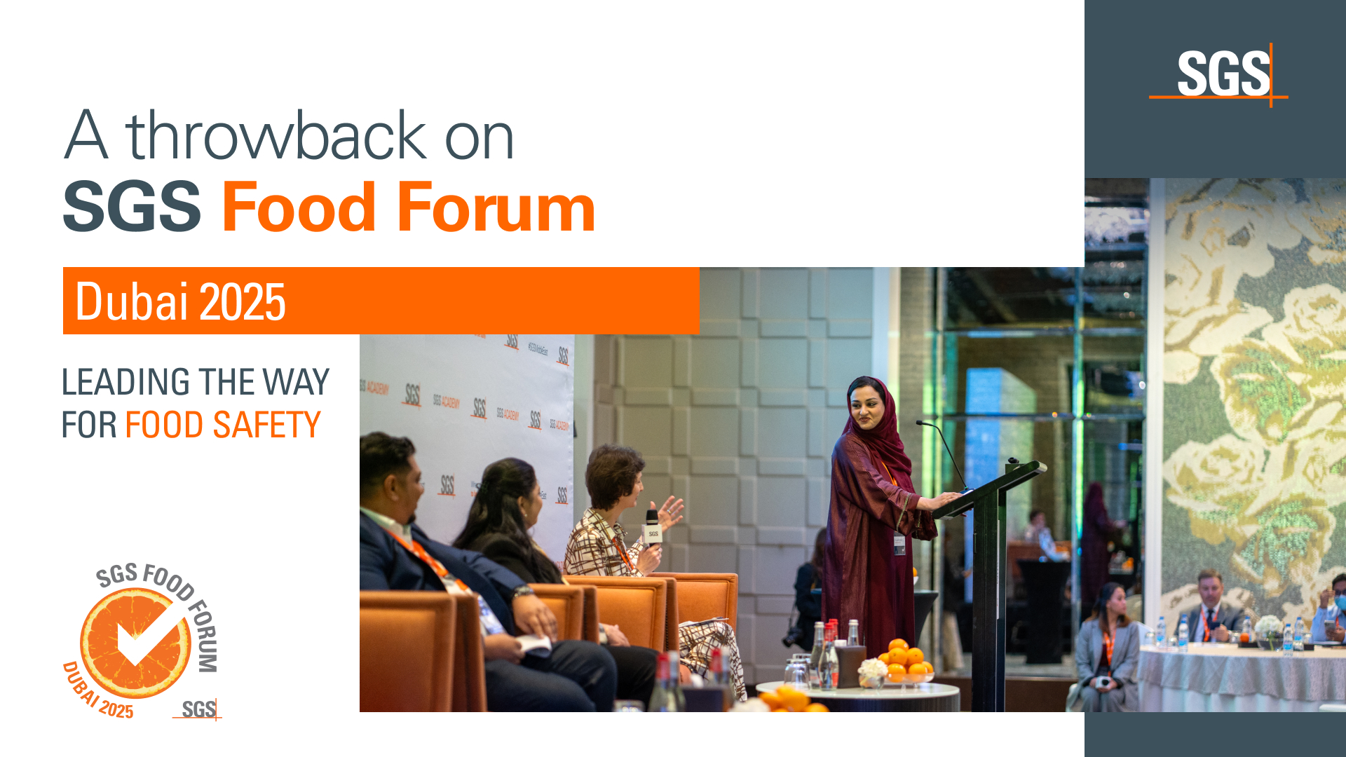 Throwback on SGS Food Forum 2025