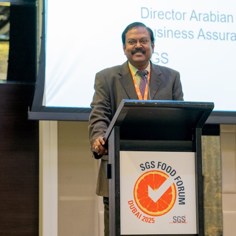 SGS Food Forum Dubai 2025 closing remark by Rajan PTM