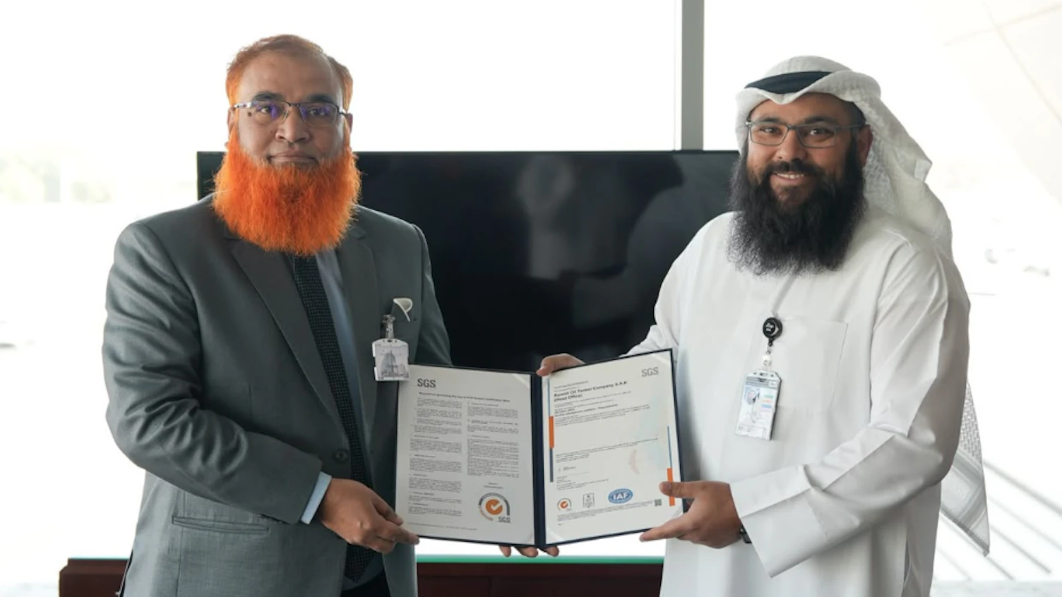 SGS Kuwait and Kuwait Oil Tanker heads