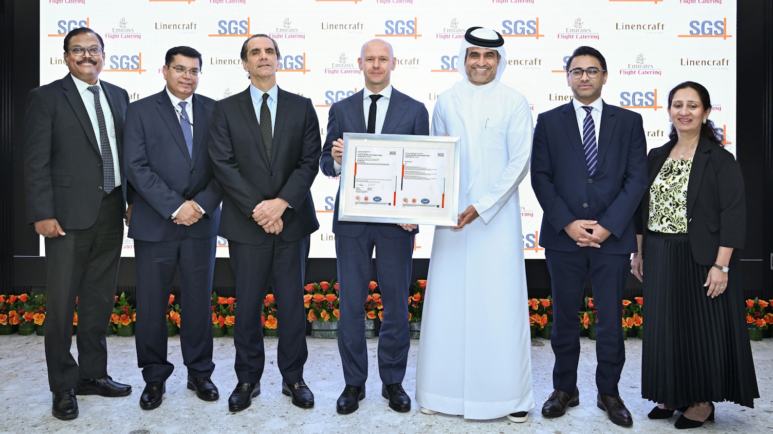 Linencraft, a Subsidiary of Emirates Flight Catering and SGS in UAE