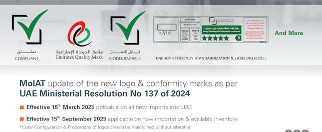 MoIAT Announces New Logo Conformity Marks As Per Ministerial Resolution No137 of 2024