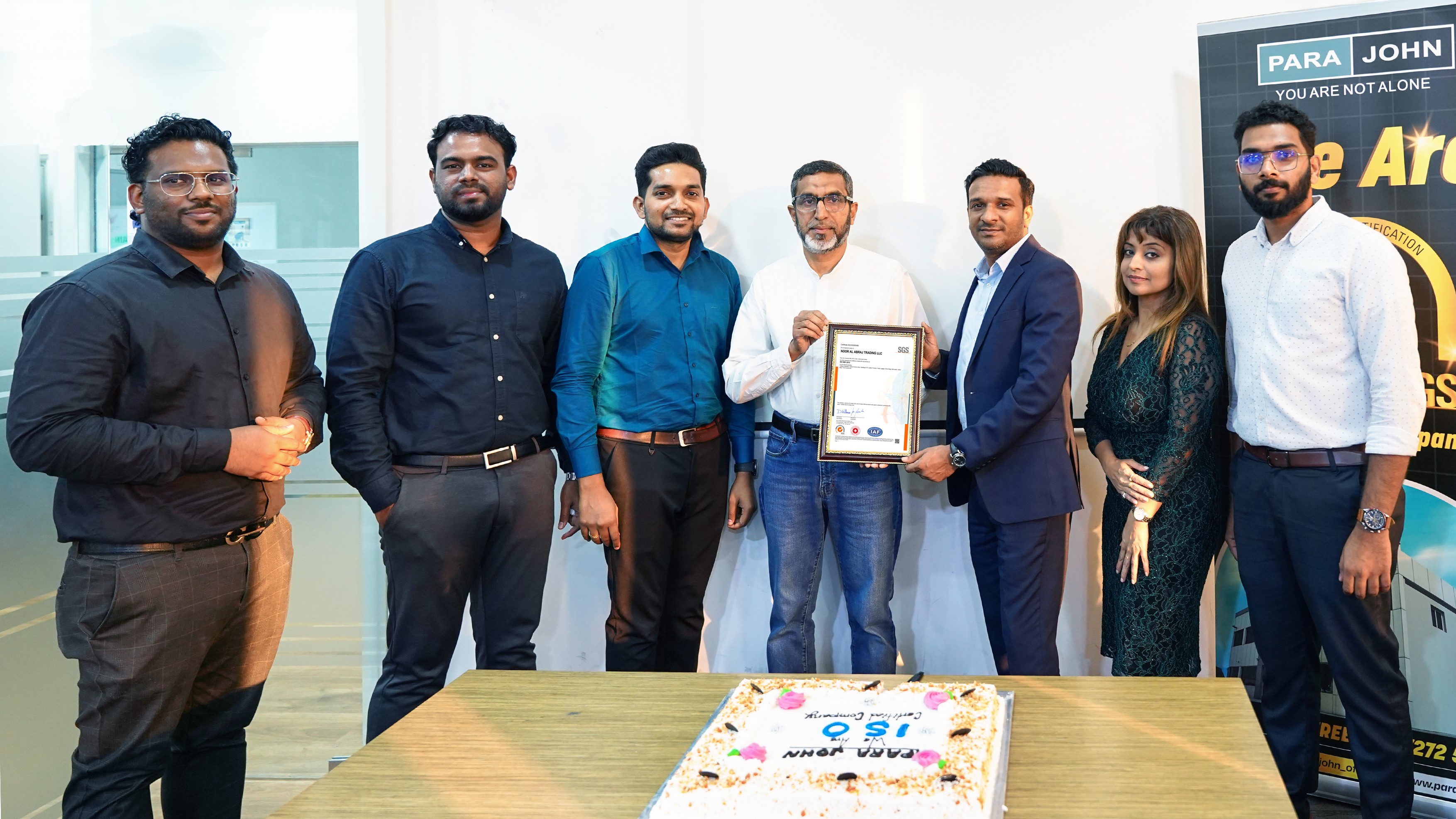 Noor Al Abraj Trading in Dubai UAE Secures ISO 9001 Certification