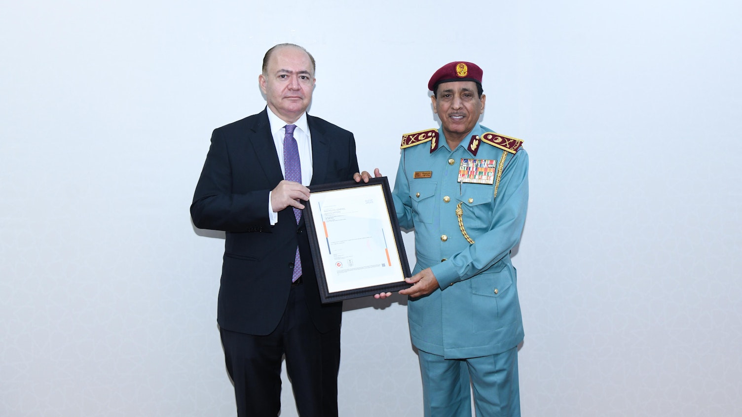 Ras Al Khaimah Police Certified by SGS for Business Continuity Management as per ISO 22301