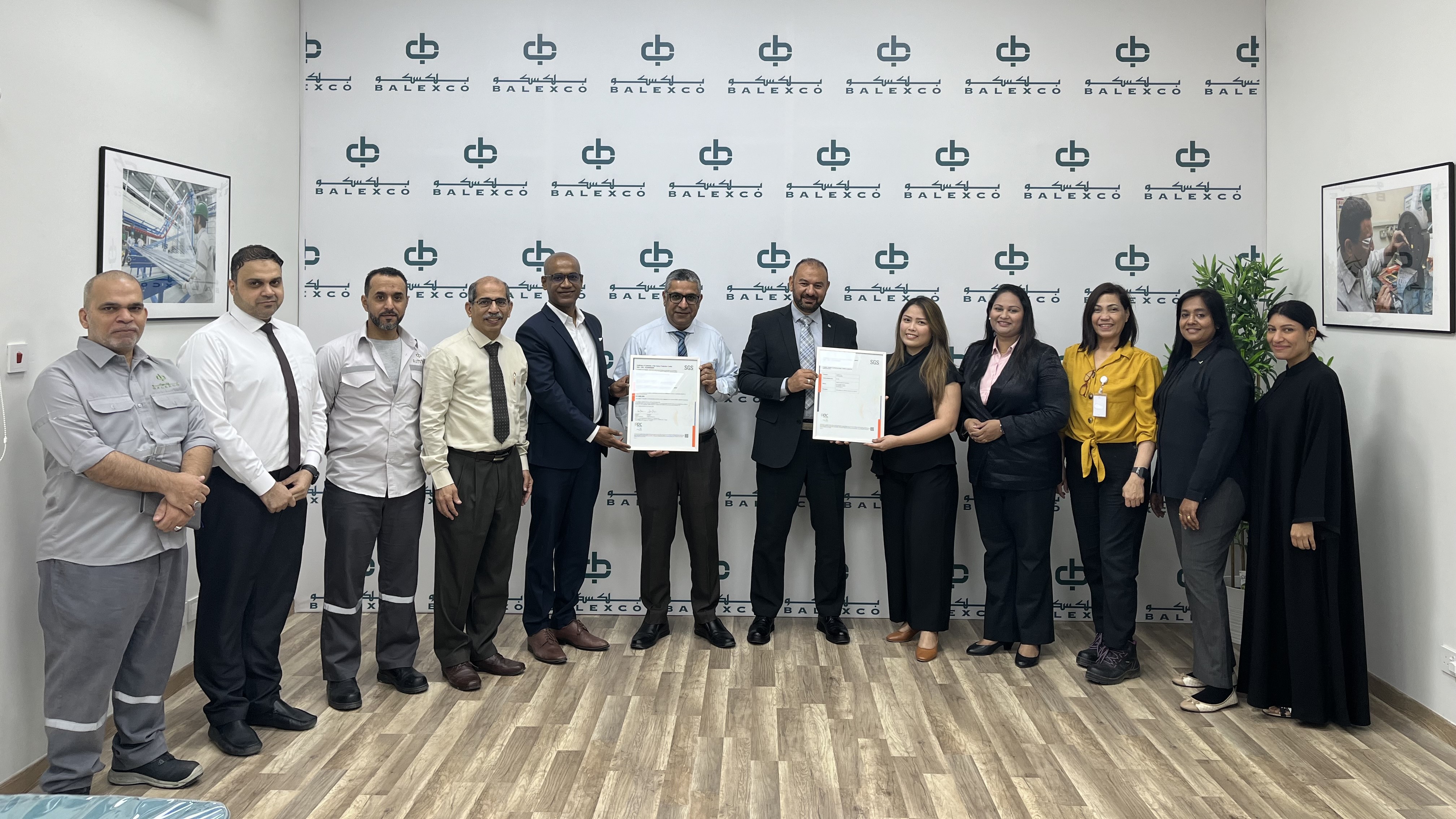 SGS Awards Prestigious CE Mark to BALEXCO