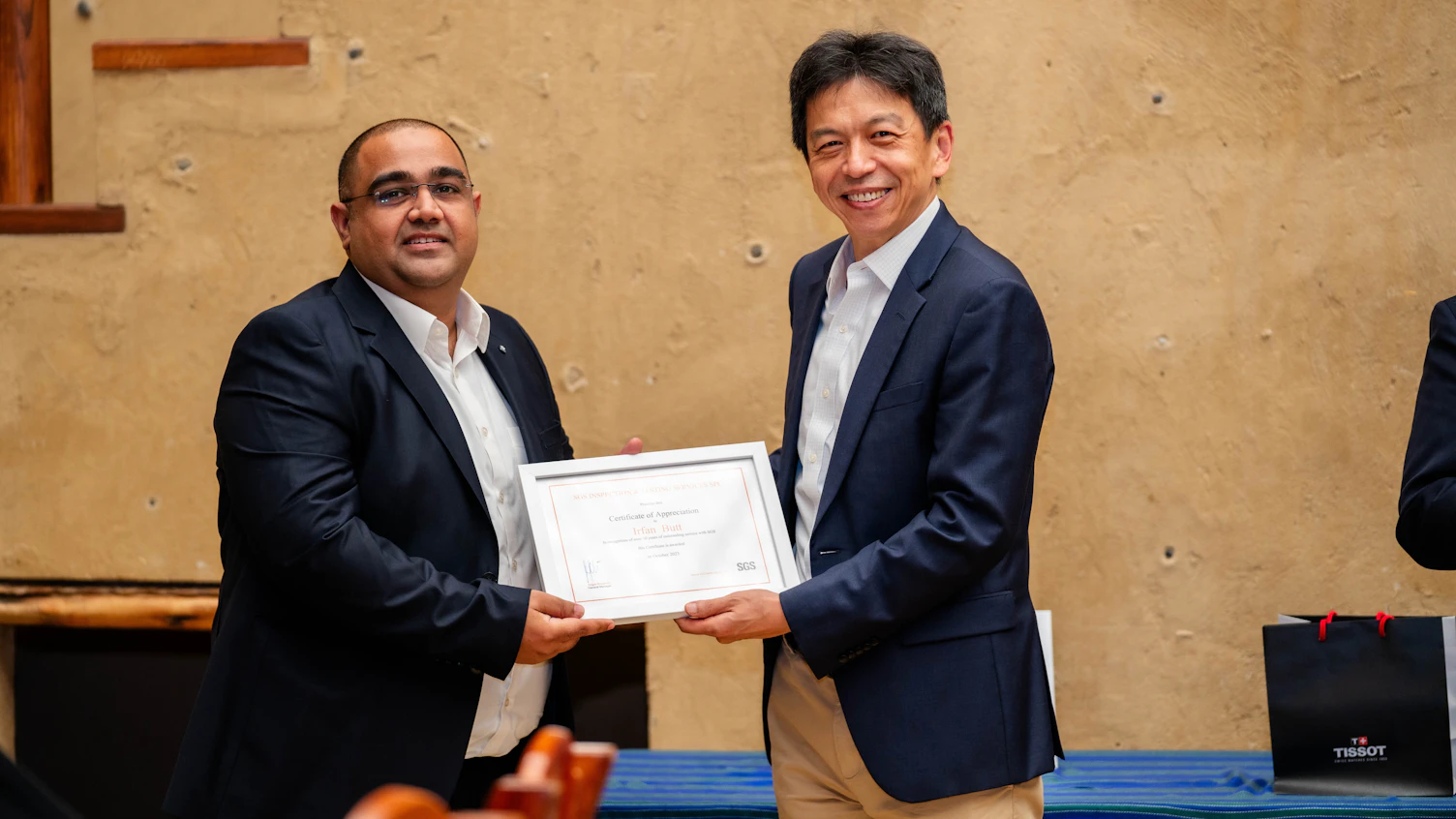 SGS CEO, Frankie Ng, Visits Muscat Office to Meet with Local Team