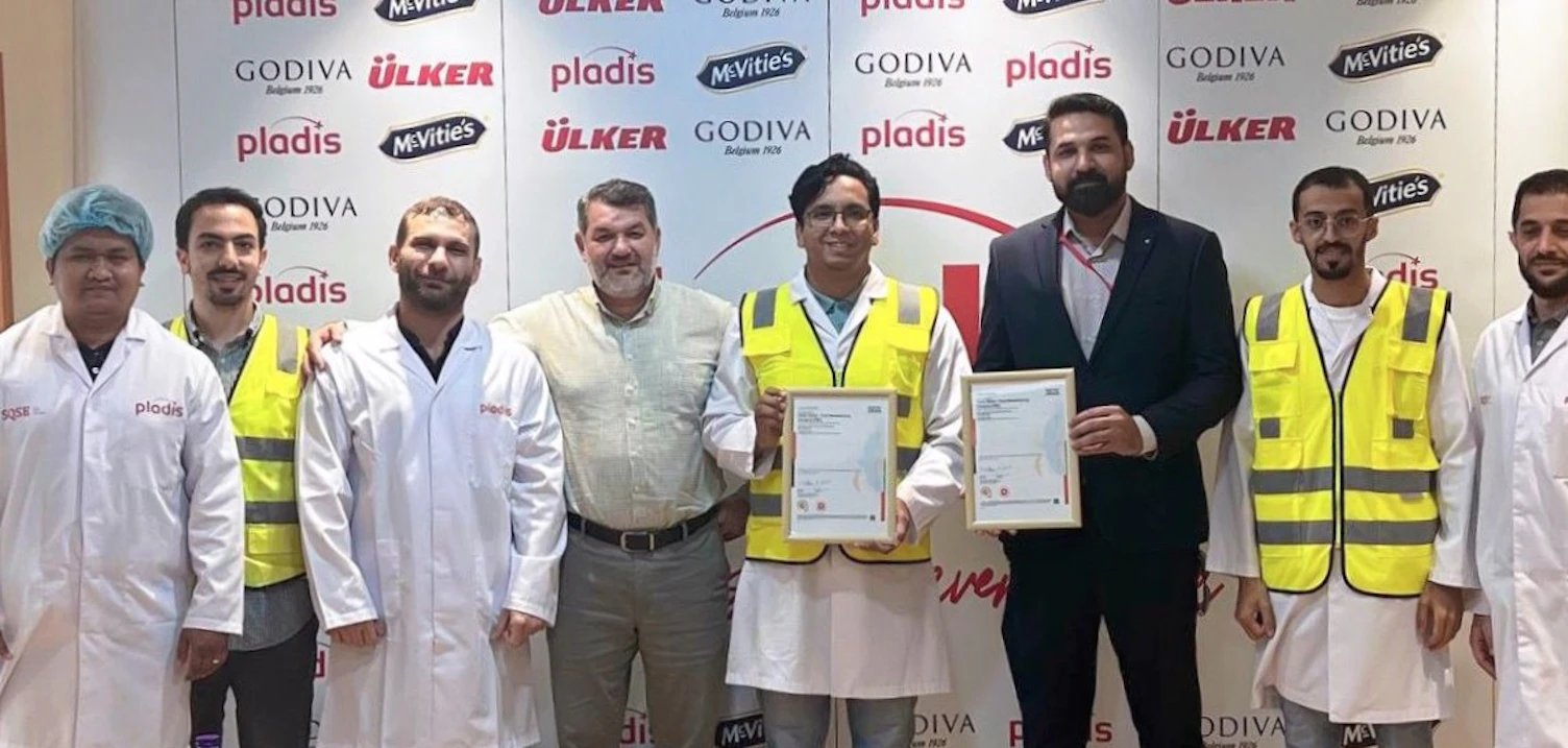 SGS Certified Pladis Global Subsidiaries in Saudi Arabia for ISO 14001 and 45001