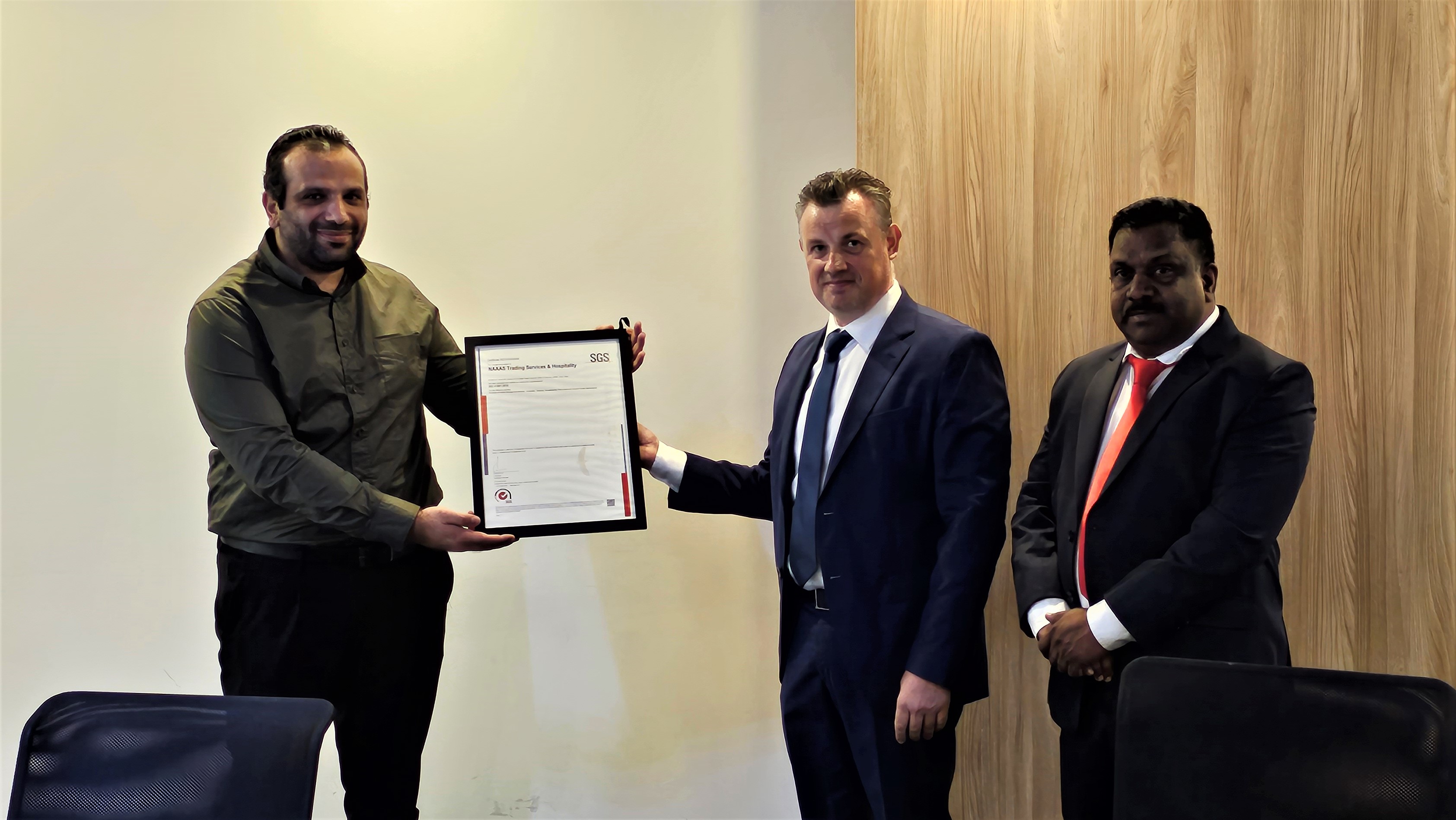 SGS Certifies NAAAS Trading, Services and Hospitality Against ISO 41000 for Facility Management