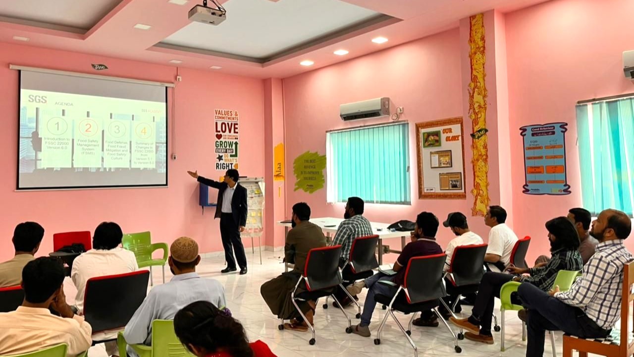 SGS Conducts FSSC 22000 V6.0 Awareness Training for Mondelez Pakistan in Karachi