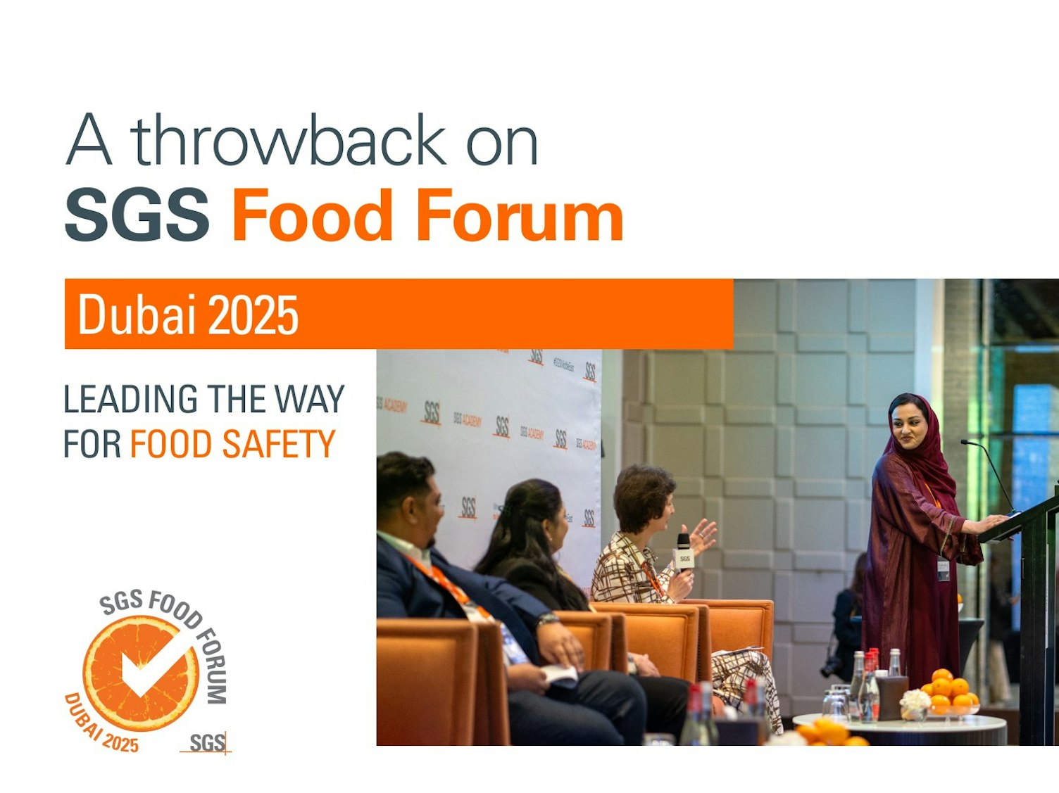 sgs food forum in dubai 2025