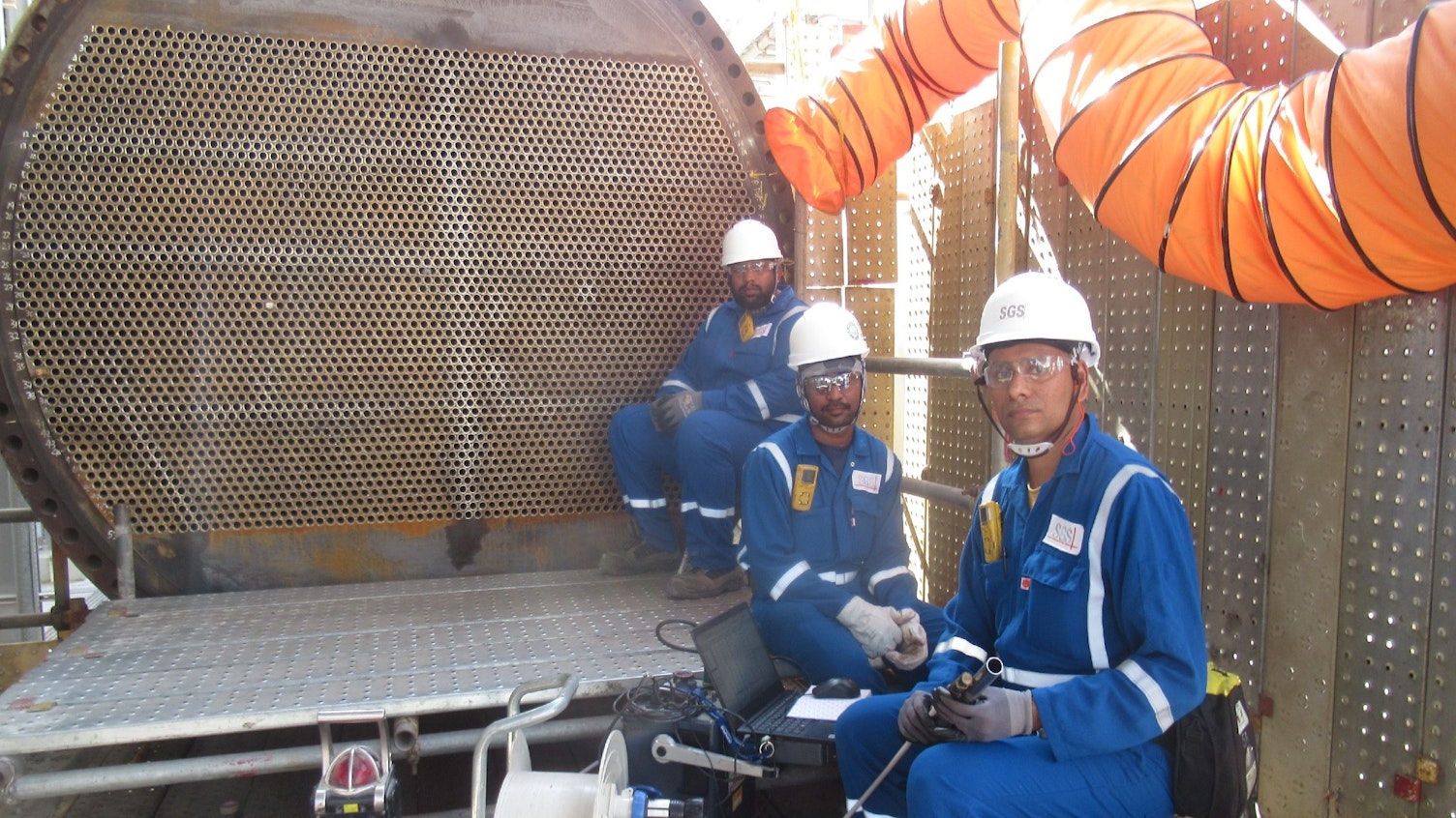 SGS in Qatar Solved a Complex Tube Inspection with MBECT for a Petrochemical Company