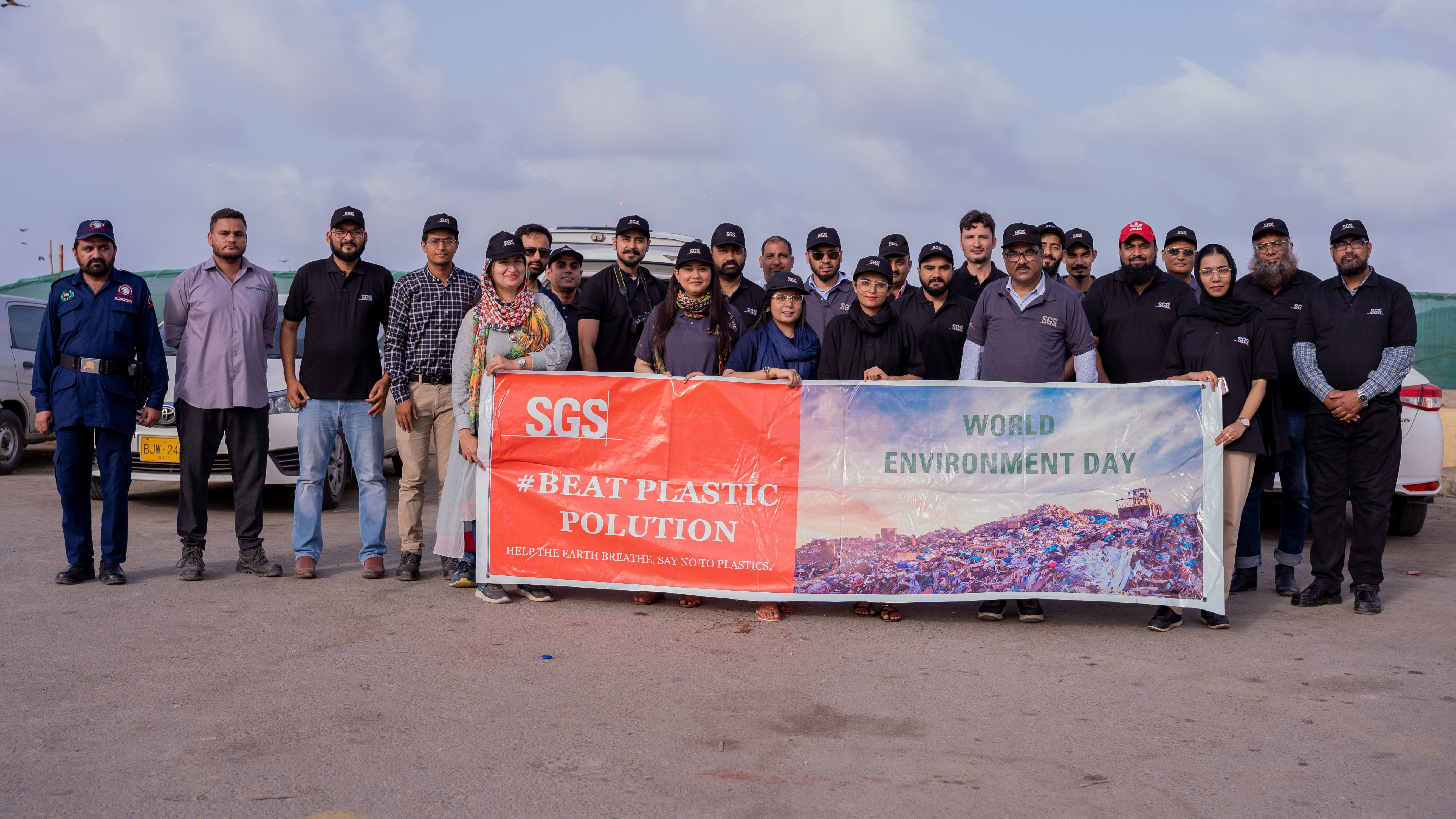 SGS Karachi Marked the World Environment Day by Cleaning the Seaside Beach