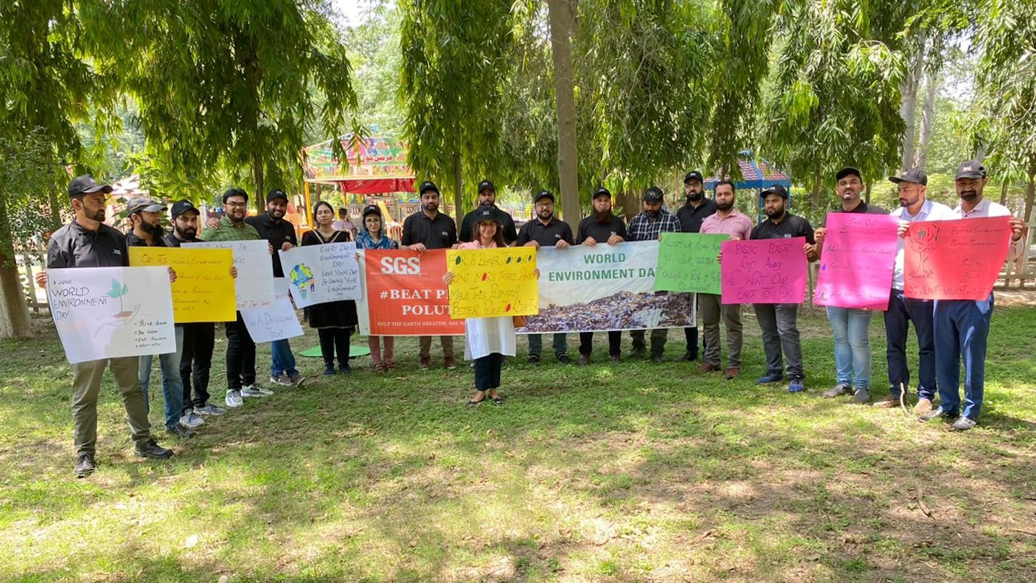 SGS Lahore Collected Waste, Planted Trees and Raised Awareness on the occasion of the World Environment Day