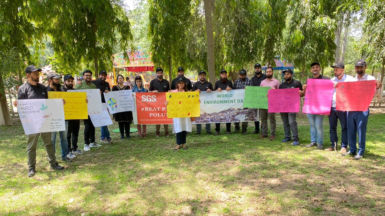 SGS Lahore Collected Waste, Planted Trees and Raised Awareness on the occasion of the World Environment Day