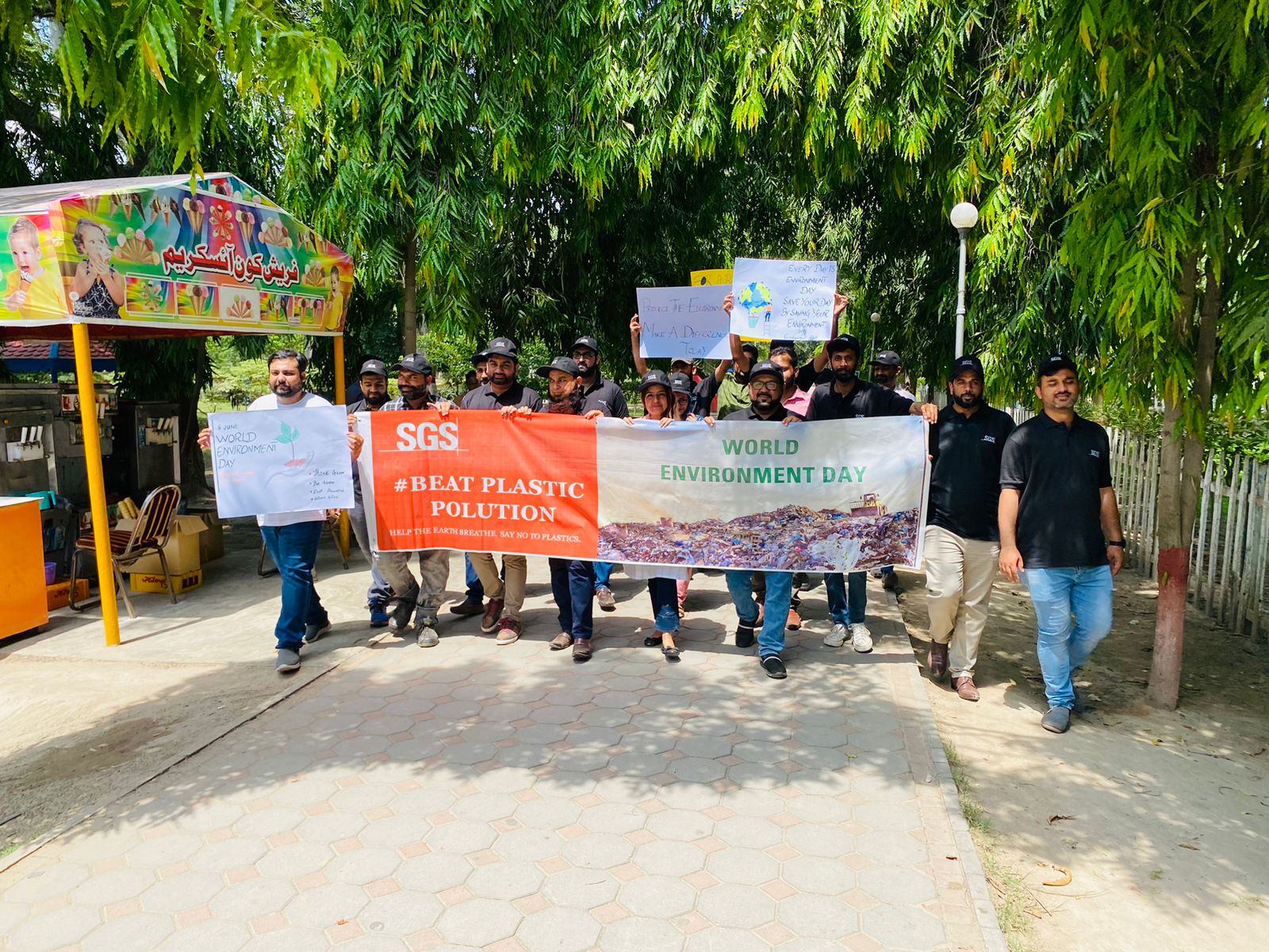 SGS Lahore Collected Waste, Planted Trees and Raised Awareness on the occasion of the World Environment Day