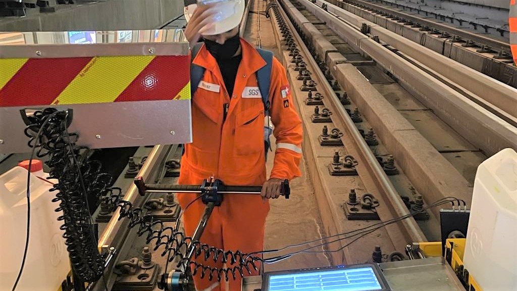 SGS Offers Railway Track Ultrasonic Testing Solutions in the UAE