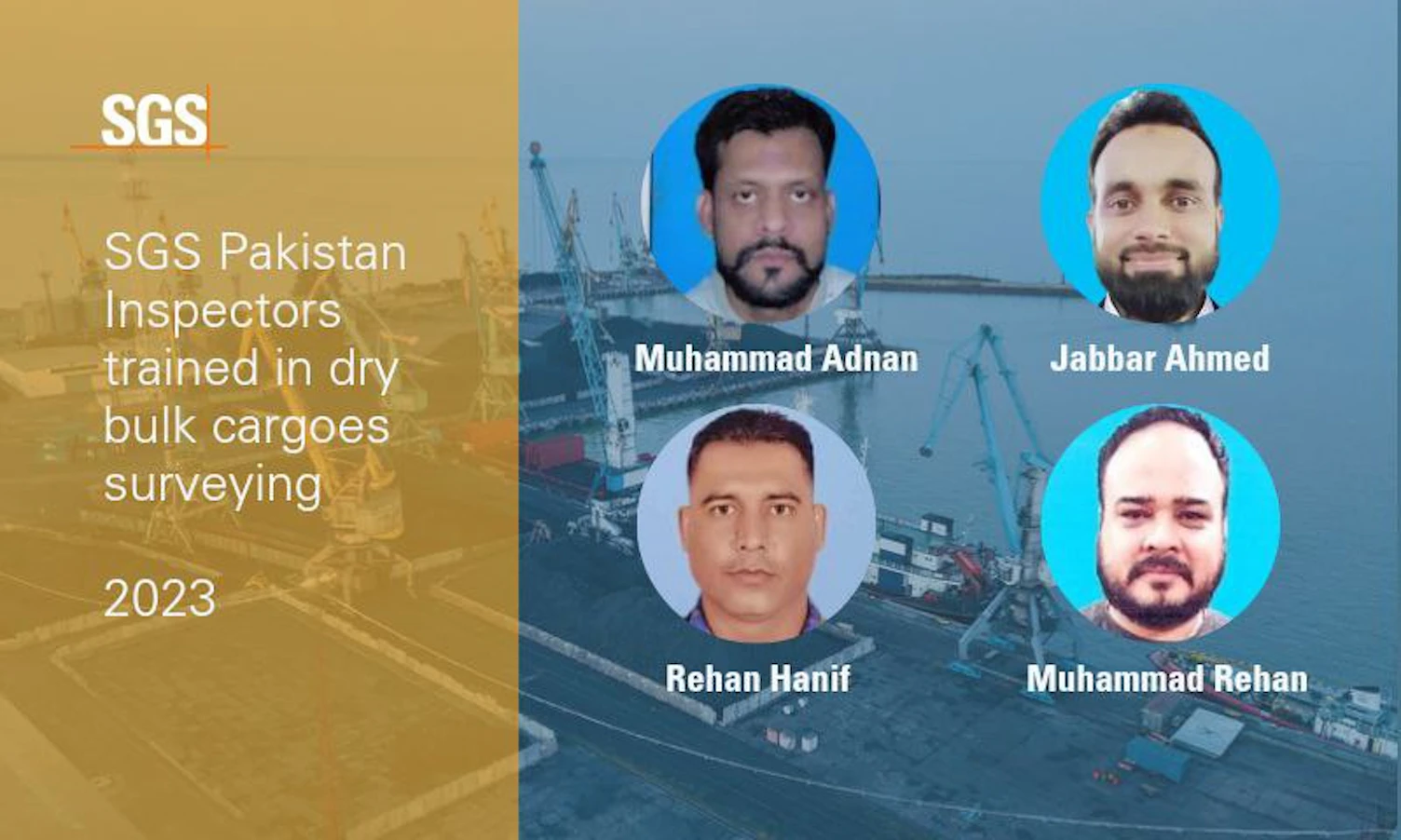 SGS Pakistan Team Successfully Completed Dry Bulk Cargoes Surveying Training