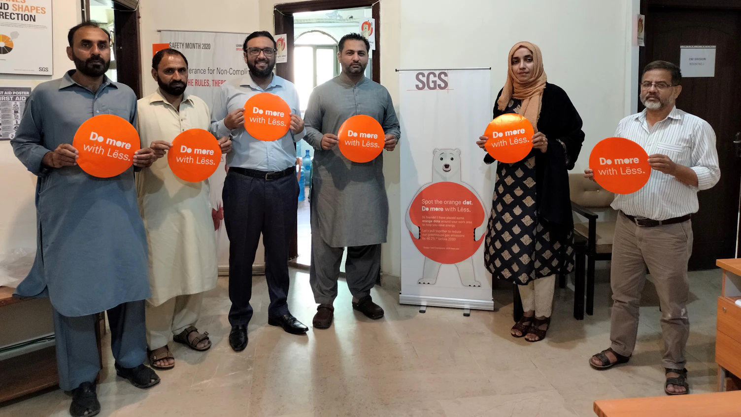 SGS Pakistan Joined the Spot the Orange Dot Initiative